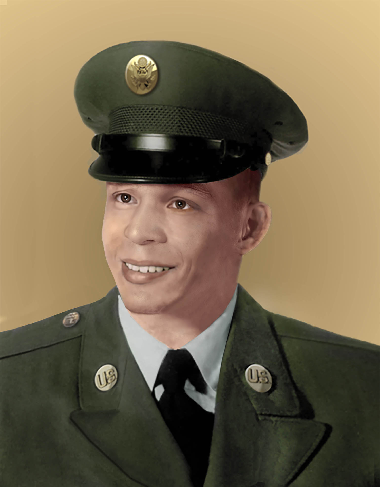 restored image of soldier