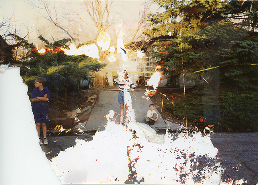 before image of street with kids